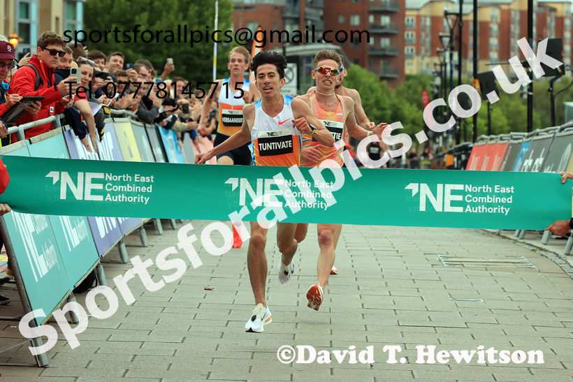 Elite Mens 5k, AJ Bell Great North 5k. Photo: David T. Hewitson/Sports for All Pics